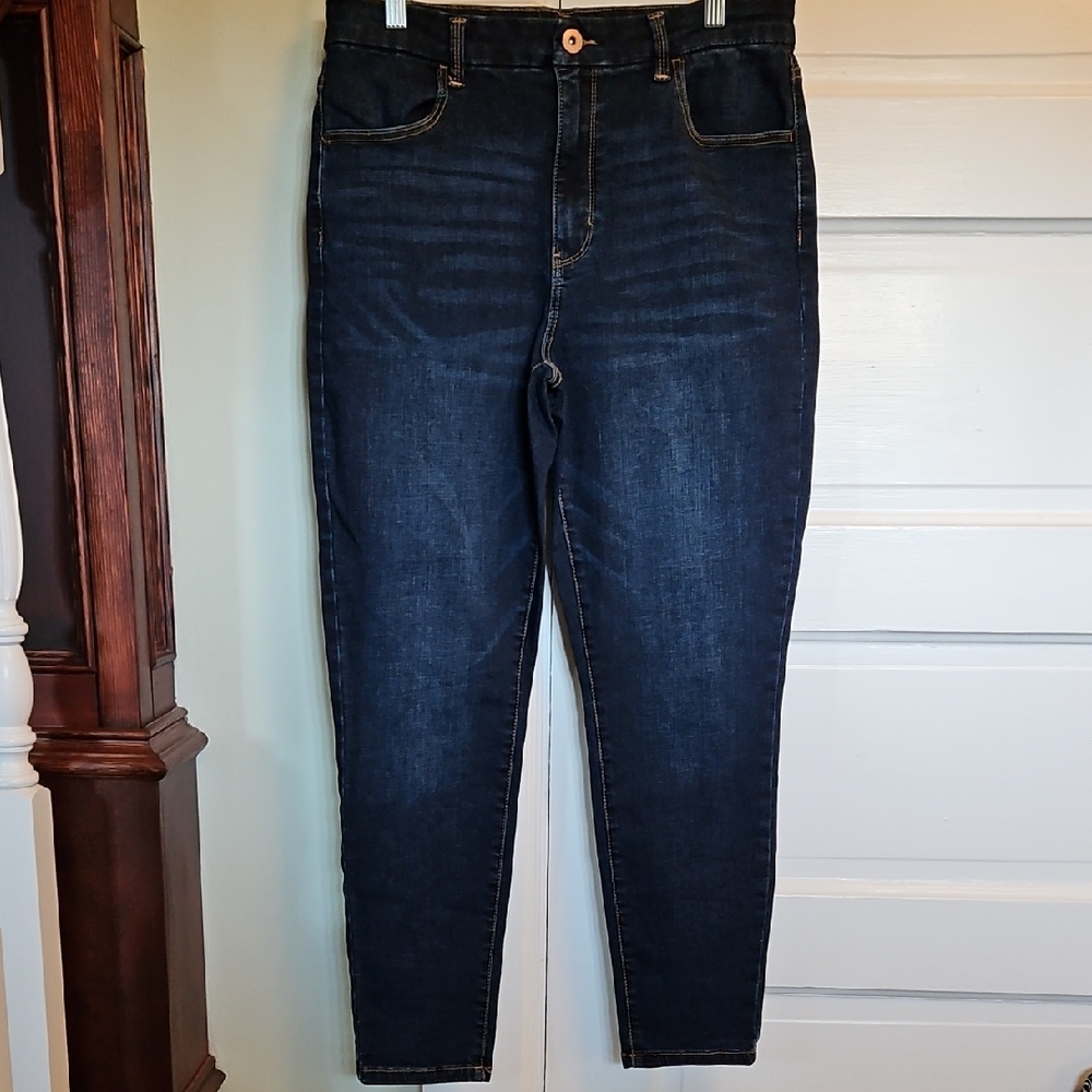 No Boundaries Dark Wash Stretch Skinny Jeans Junior Size 15